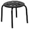 Flash Furniture Plastic Nesting Stack Stools, 11.5"Height, Black, PK5 LE-S2-BLACK-GG - alternate 3